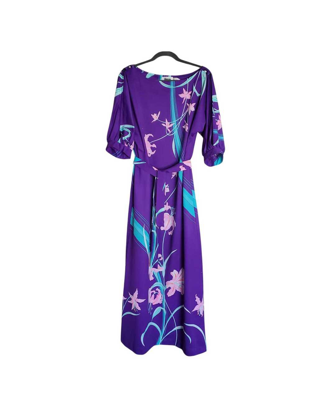 Vintage Malama Sophisticates Hawaii Liberty House 70s Dress